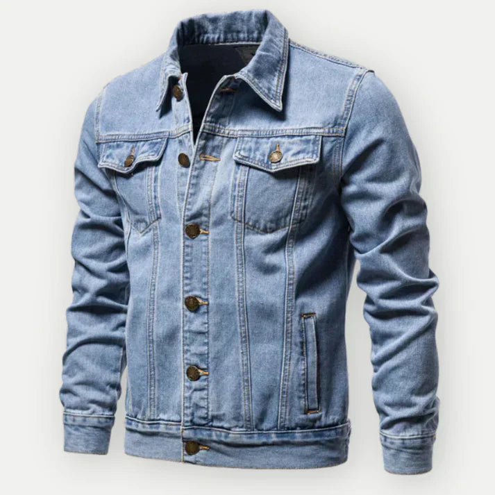 Modische Denim-Jacket Herren
