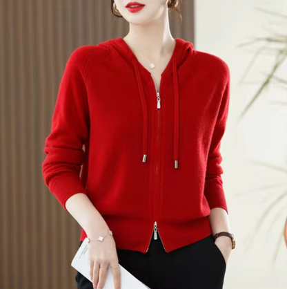 Weicher Kaschmir Hoodie Damen