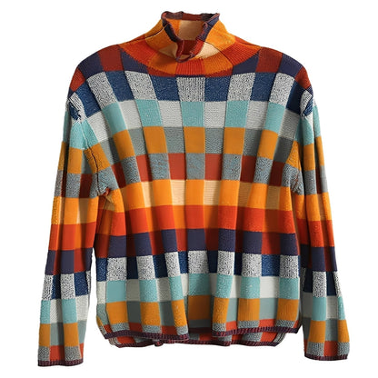 Weicher Damenpullover Kaschmir Bunt