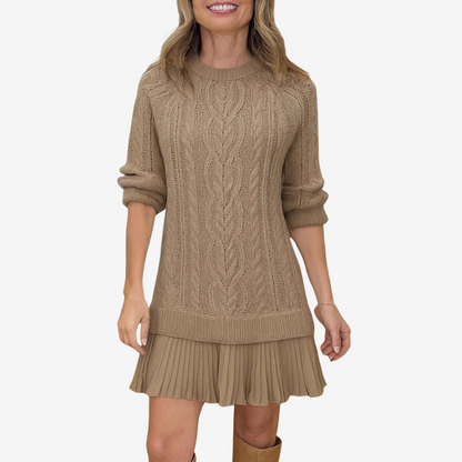 Weiches Strickkleid Damen Elegant