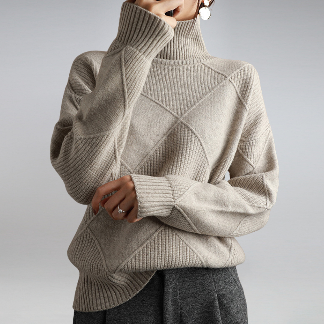 Weicher Rollkragenpullover Minimal Chic