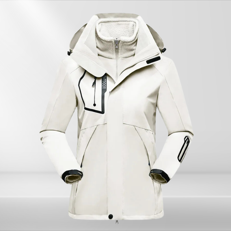 Praktische 3-in-1 Damenjacke Allwetter