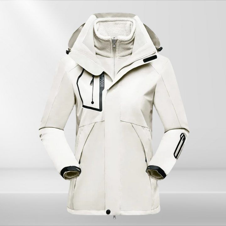 Praktische 3-in-1 Damenjacke Allwetter