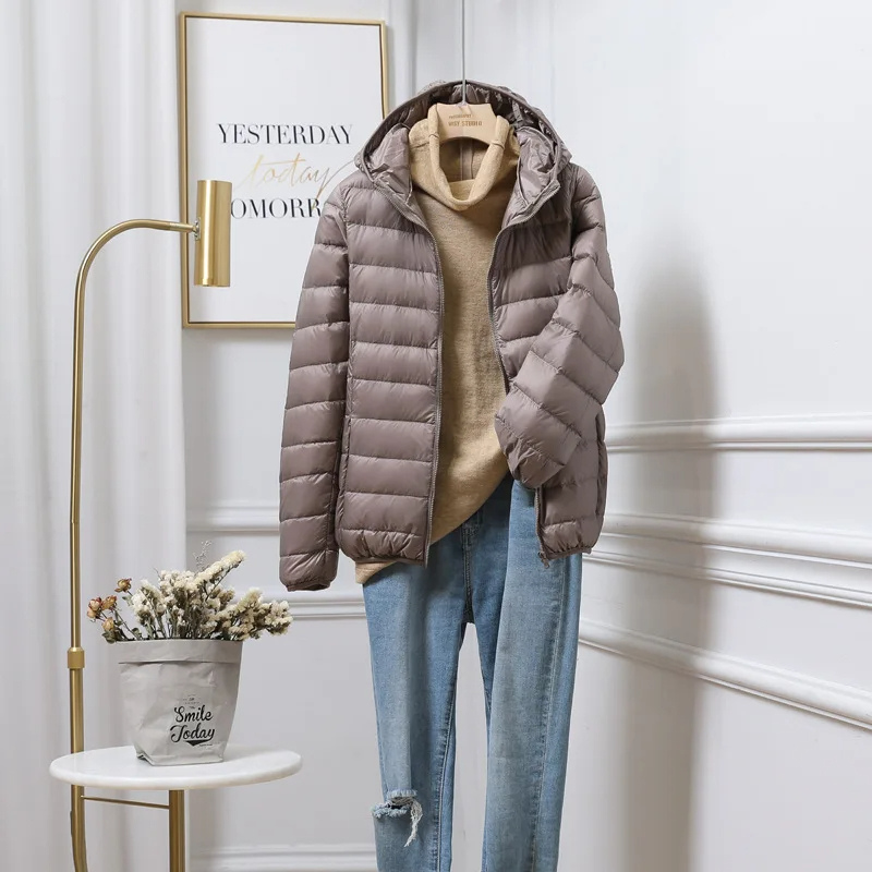 Damen Pufferjacke Bequem Passform