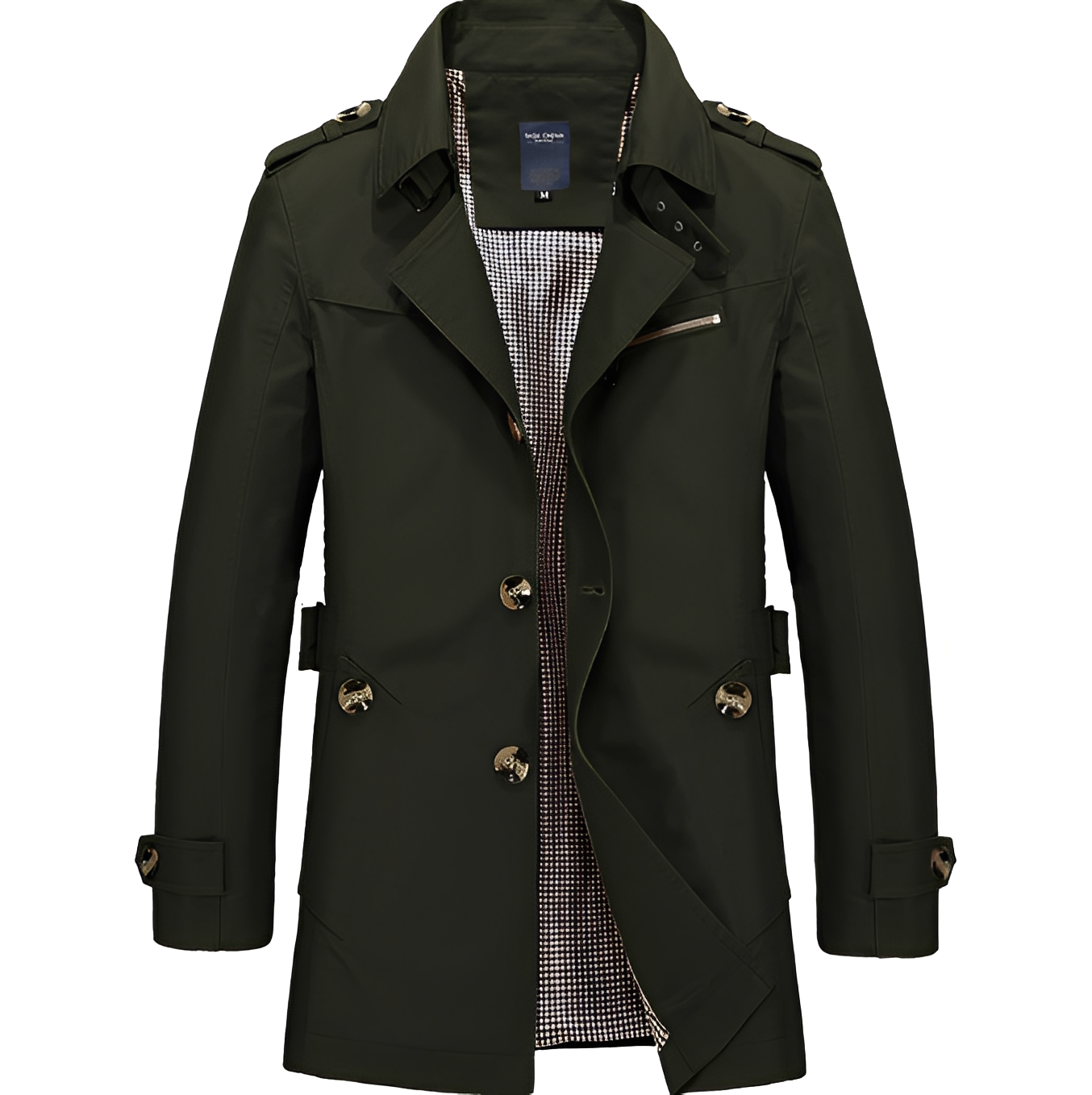 Stylischer Herren Trenchcoat Windbreaker