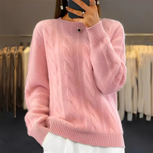 Eleganter Damen Strickpullover Klassisch - IdealeKleiden