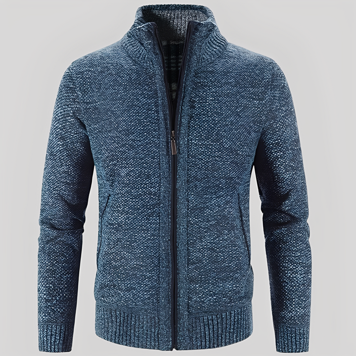 Praktischer Herren Cardigan mit Reißverschluss