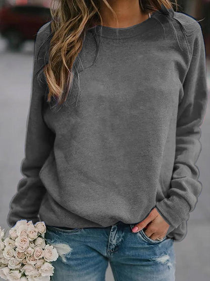 Damen Top Rundhals Ausschnitt