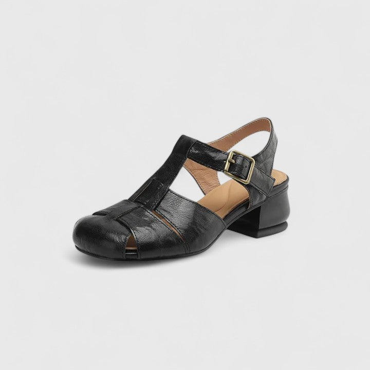 Damen Sandalen Peeptoe Hochhackig Elegant