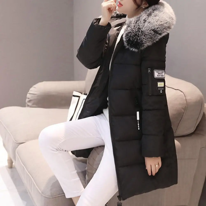 Warme Damen Winterjacke Wasserabweisend - IdealeKleiden