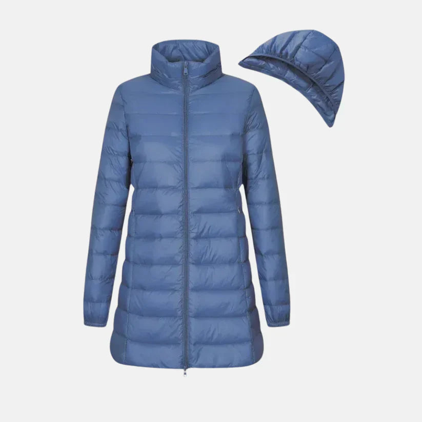 Frauen Daunenjacke Steppjacke Kapuze Warm