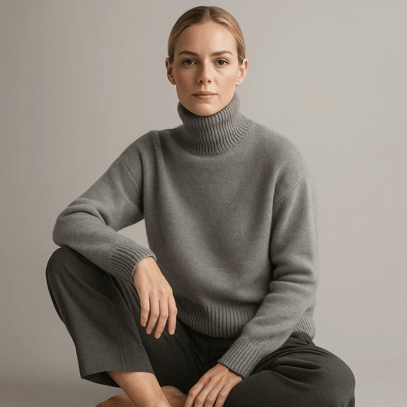 Weiches Cashmere Turtleneck Pullover