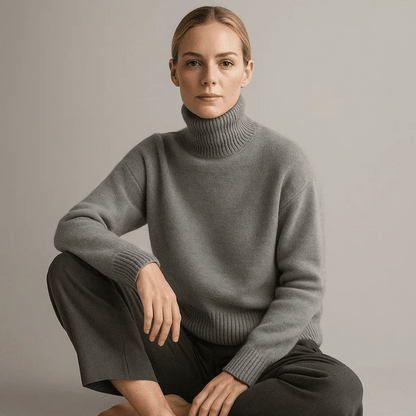 Weiches Cashmere Turtleneck Pullover
