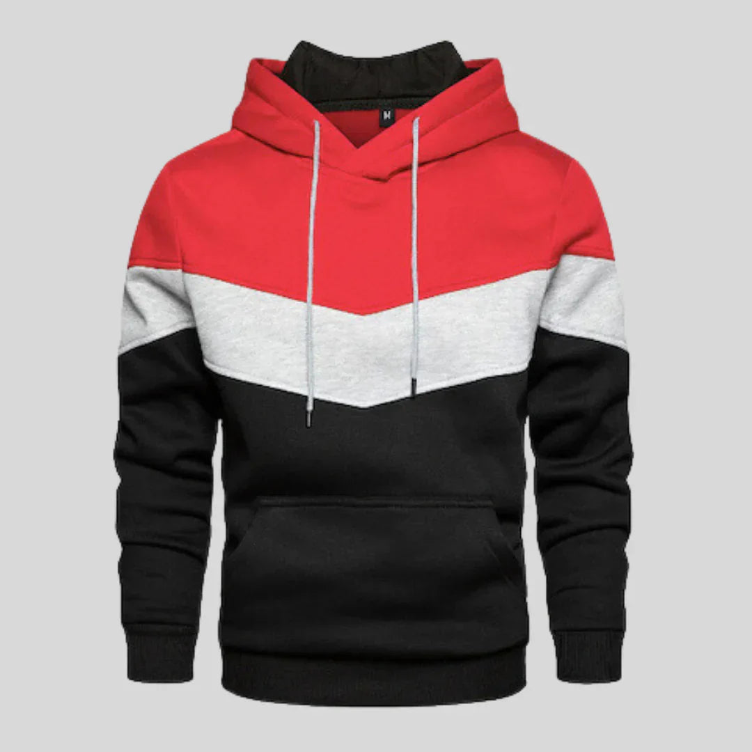 Patchwork Strickpullover Herren Modern