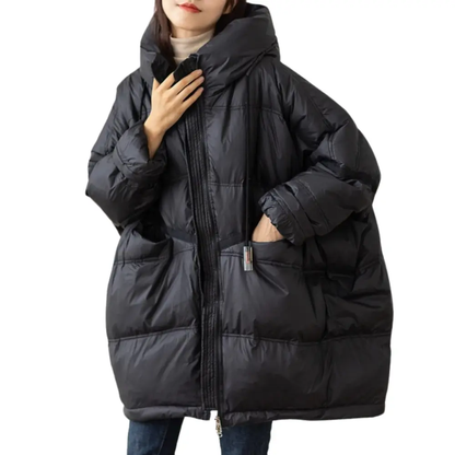 Damen Winterjacke Bequem Gepolstert