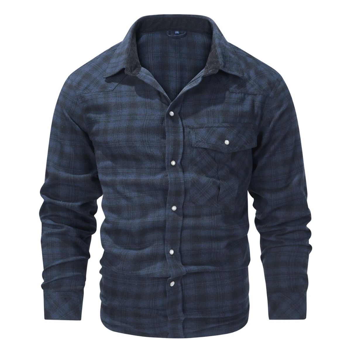 Herren Winterjacke Karomuster Elegant