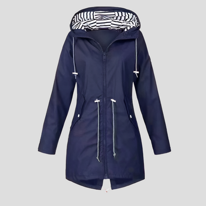 Wasserdichte Damenjacke Kapuze Regenjacke