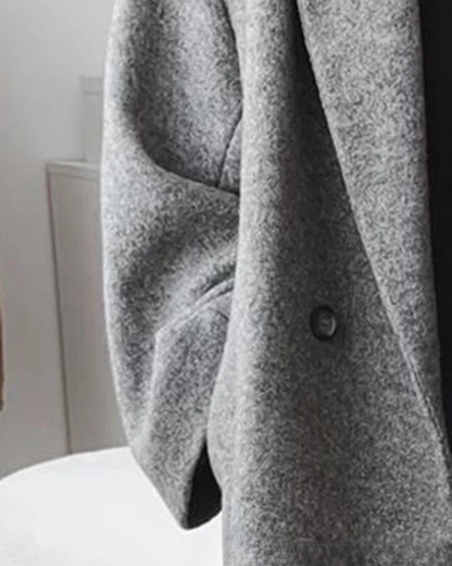 Elegante Lange Damenjacke Modern & Vielseitig - IdealeKleiden