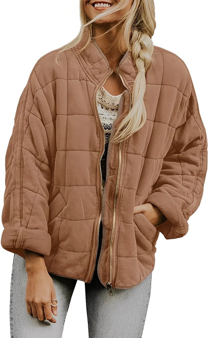 Dicke Oversize Damenjacke Großformat