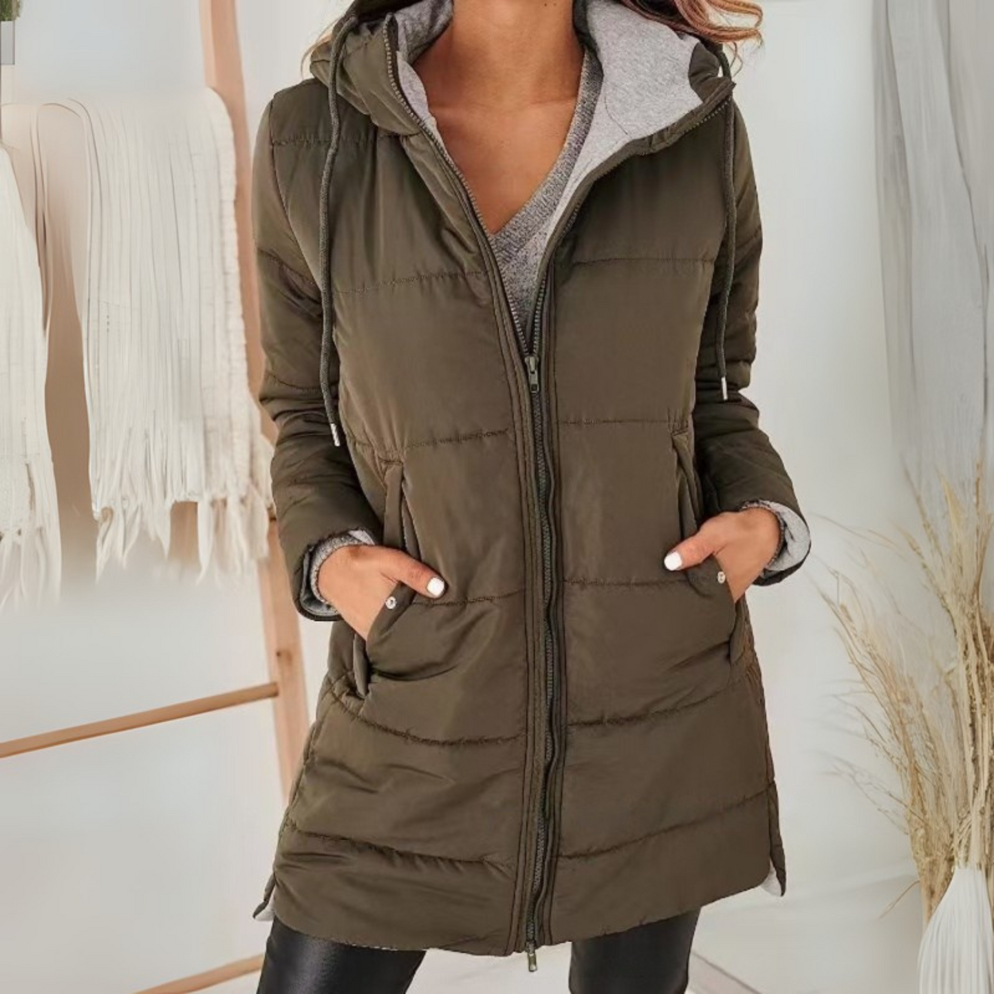 Leichte Winterjacke Mit Kapuze