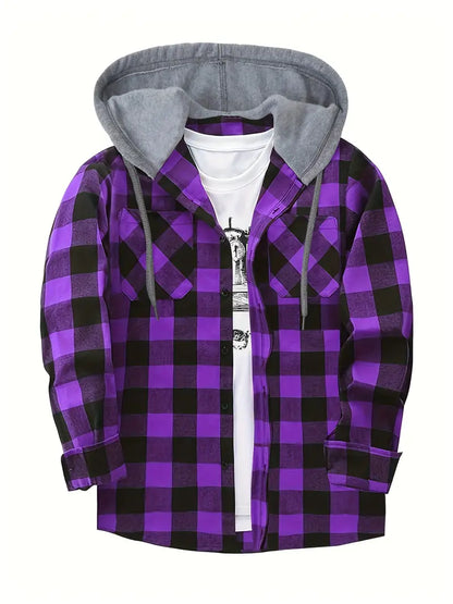Karierter Herrenpullover Modern Style