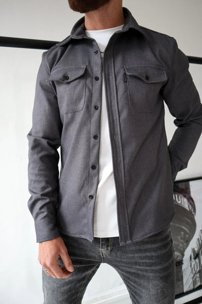 Stilvolle Damenjacke Button Down Style