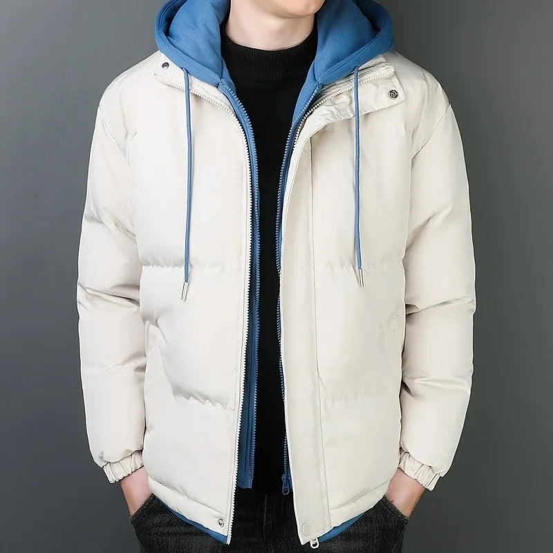 Herren Winterjacke Warm Winddicht