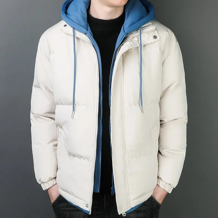 Herren Winterjacke Warm Winddicht