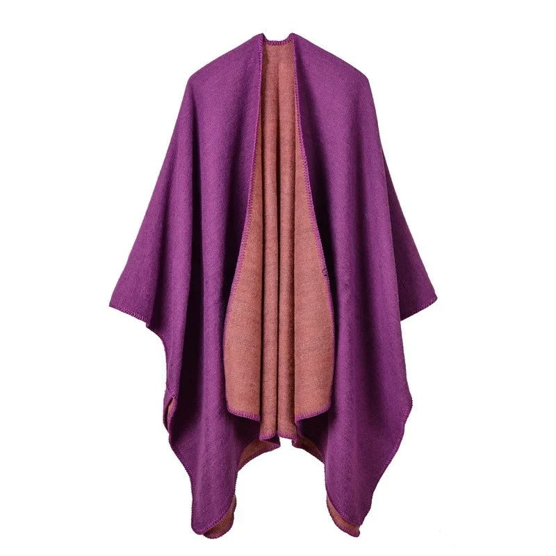 Weicher Poncho Damen Elegant Oversized