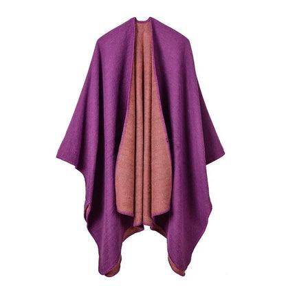 Weicher Poncho Damen Elegant Oversized