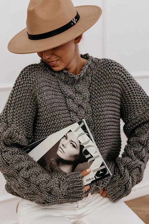 Weiche Damenpullover Elegant Lang
