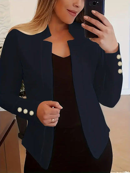 Frauen Blazer Langarm Offen Style Frühjahr