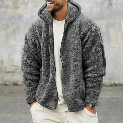 Herren Kapuzenjacke Retro Style Praktisch