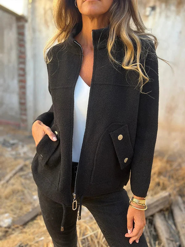 Stilvolle Damenjacke Casual Chic - IdealeKleiden