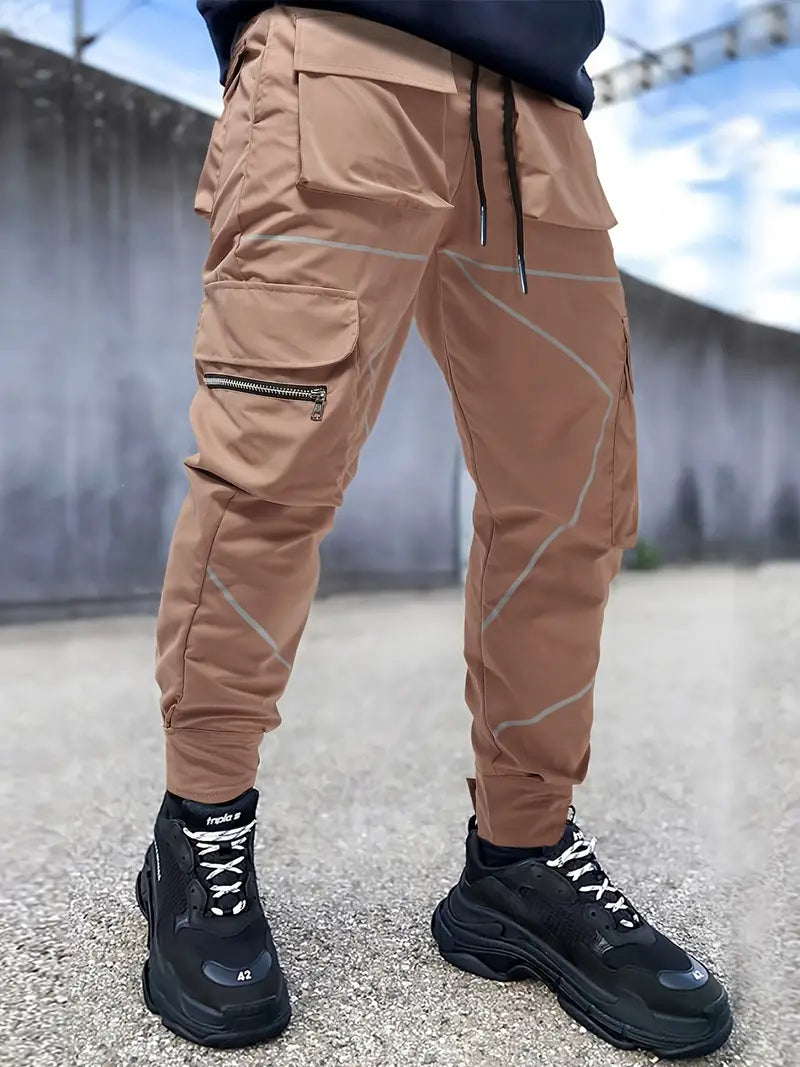 Herrenhose mit Viel Taschen Elegant Design - IdealeKleiden