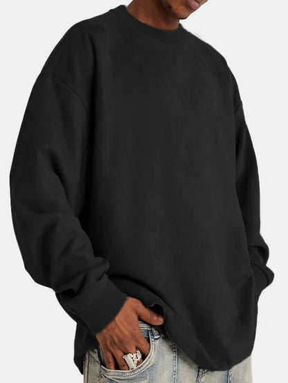 Herren Pullover Suede Klassisch Elegант