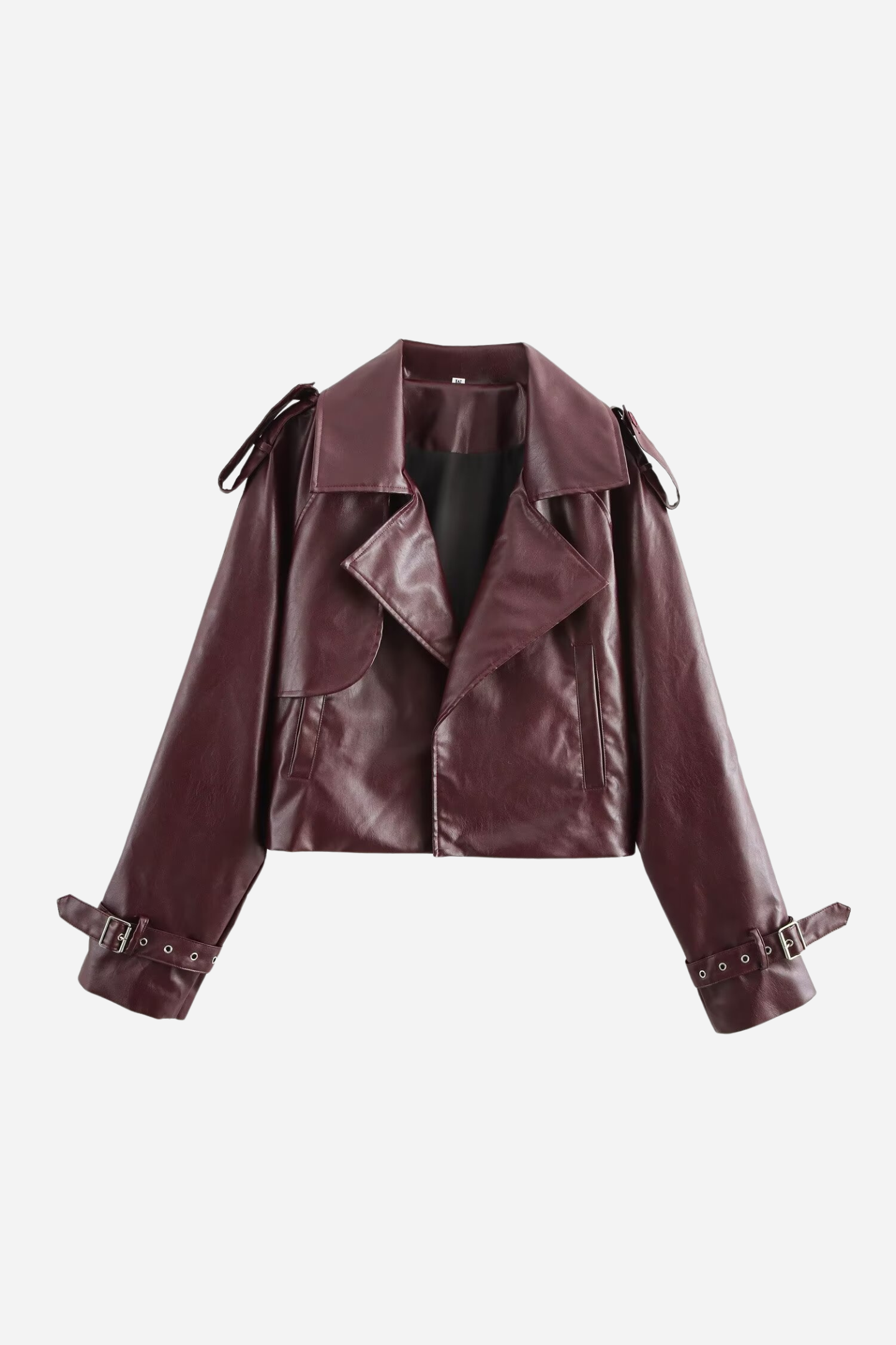 Stylische Lederjacke Damen Bequem