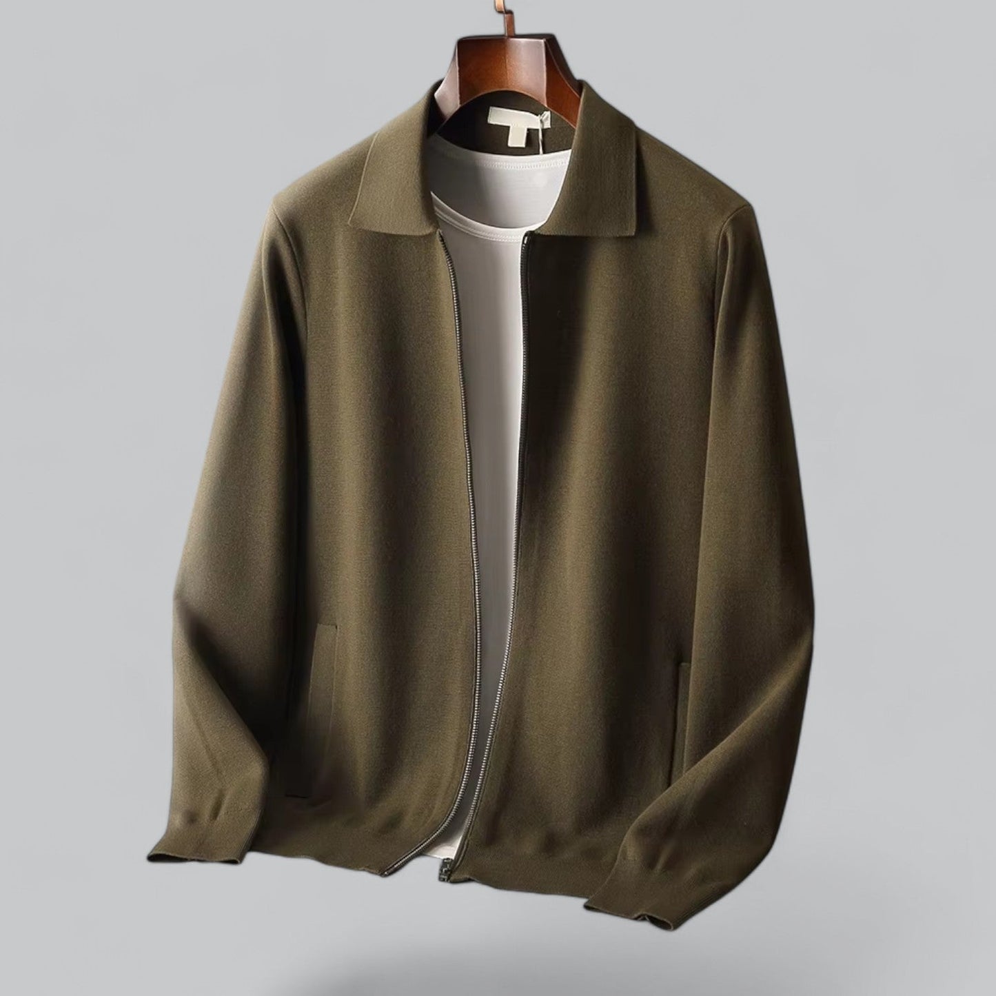 Praktische Herrenjacke mit Reißverschluss