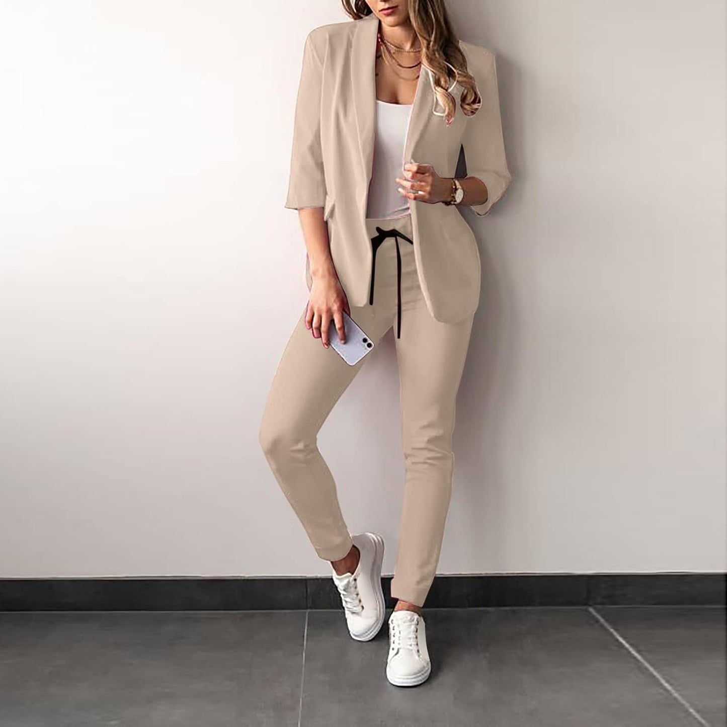 Eleganter 2-teiliger Damenanzug Blazer und Hose