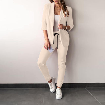 Eleganter 2-teiliger Damenanzug Blazer und Hose