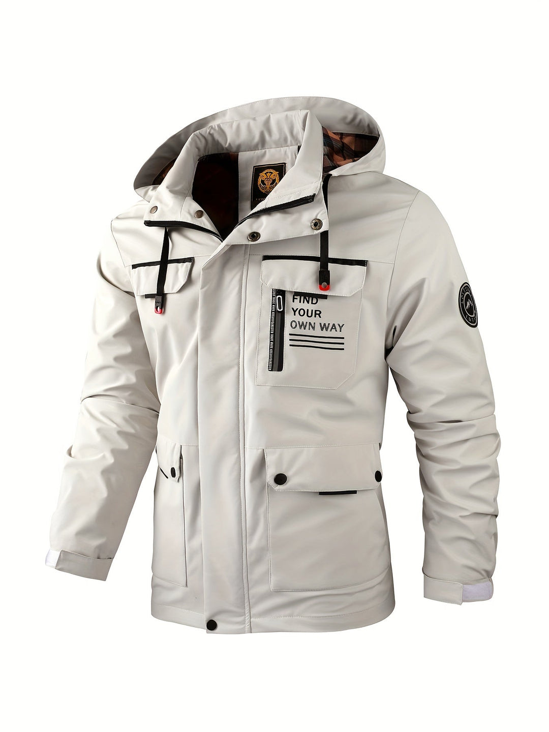 Praktische Herrenjacke Outdoor Kapuze