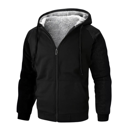 Herren Hoodie Sherpa Fleece Warm gefüttert