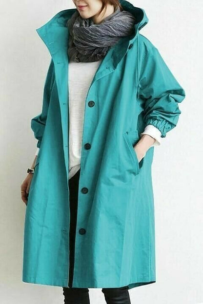 Damen Windbreaker Wasserdicht Praktisch
