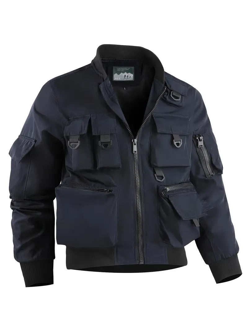 Herren-Cargo-Jacke Vieltaschig Funktionell