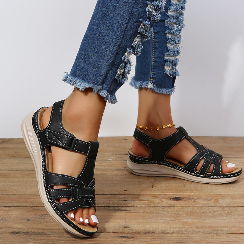 Bequeme Klettschuhe Damen Komfort Sohle