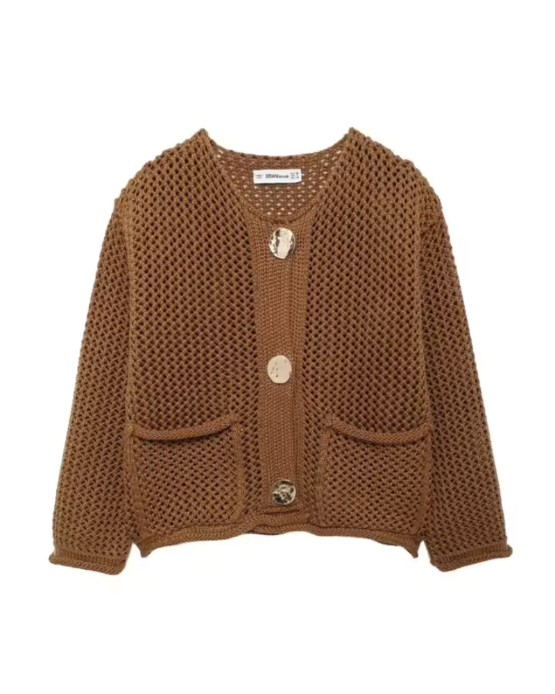 Weiches Burgunder Cardigan
