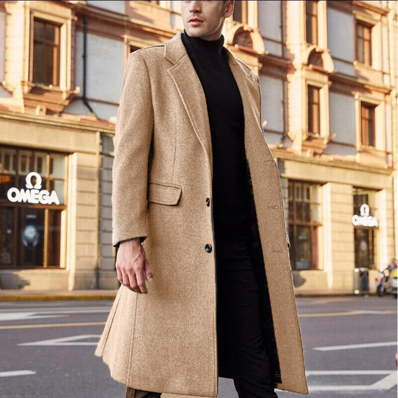Herren Winterjacke Lang &amp; Warm