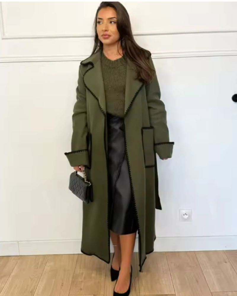 Stylische Damenjacke Lang & Elegант