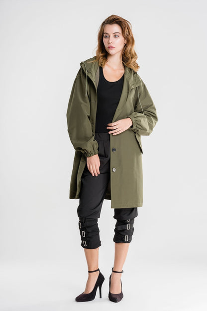Große Regenjacke Damen Outdoor Wasserdicht Winddicht