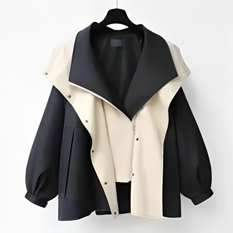 Luxus Regenmantel Damen Elegant